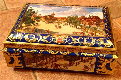 german metal cookie boxes|Metal German Boxes .